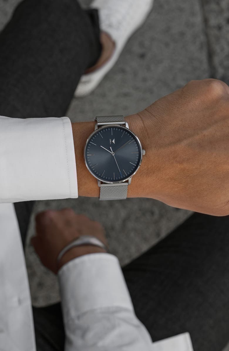 MVMT WATCHES MVMT Legacy Slim Mesh Strap Watch, 42mm, Alternate, color, 