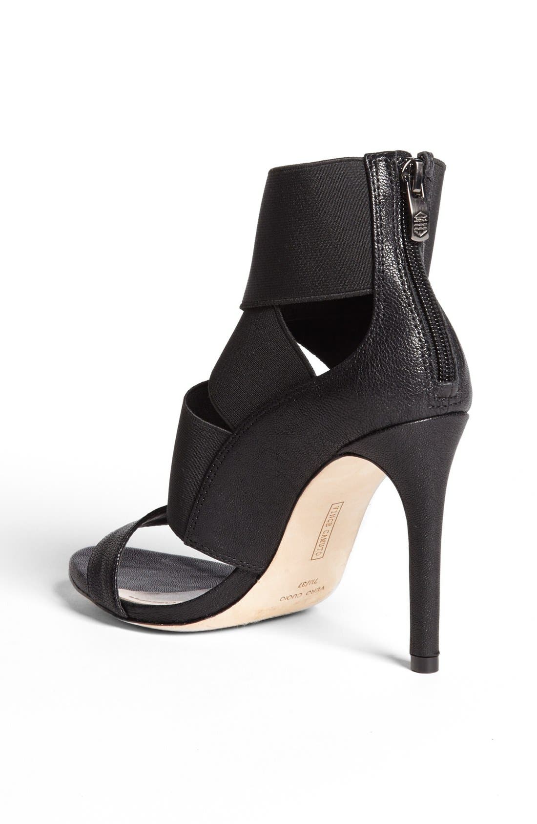 'Ondetti' Sandal, Alternate, color, BLACK