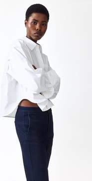 H&M Flared High Waist Ankle Jeans