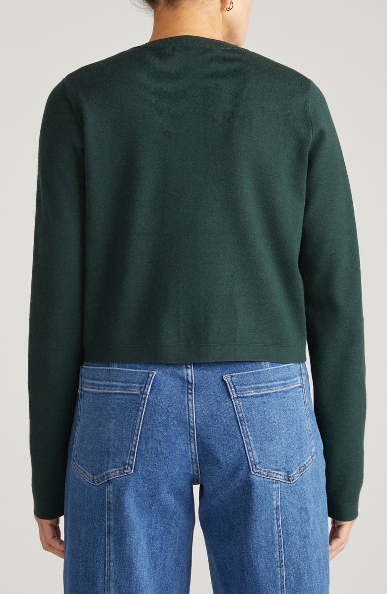 Universal Standard Gabrielle Cardigan, Alternate, color, Scarab Green