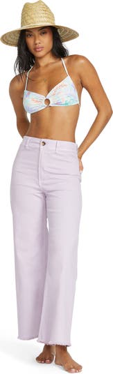 Free Fall Stretch Crop Wide Leg Pants