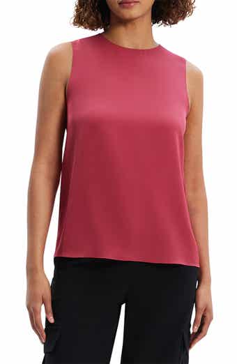 Theory Sleeveless Silk Blouse