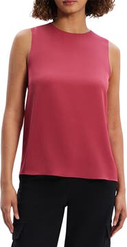 Theory Sleeveless Silk Blouse