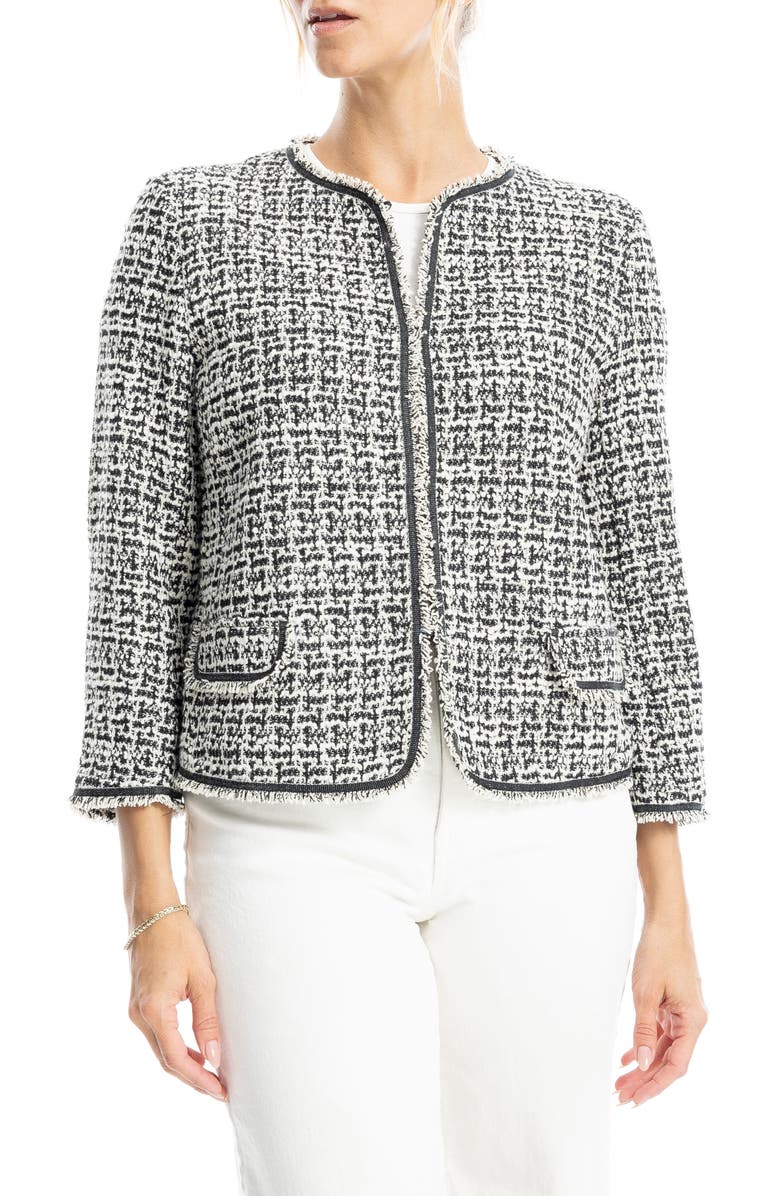 MAX STUDIO Tweed Jacket, Main, color, 