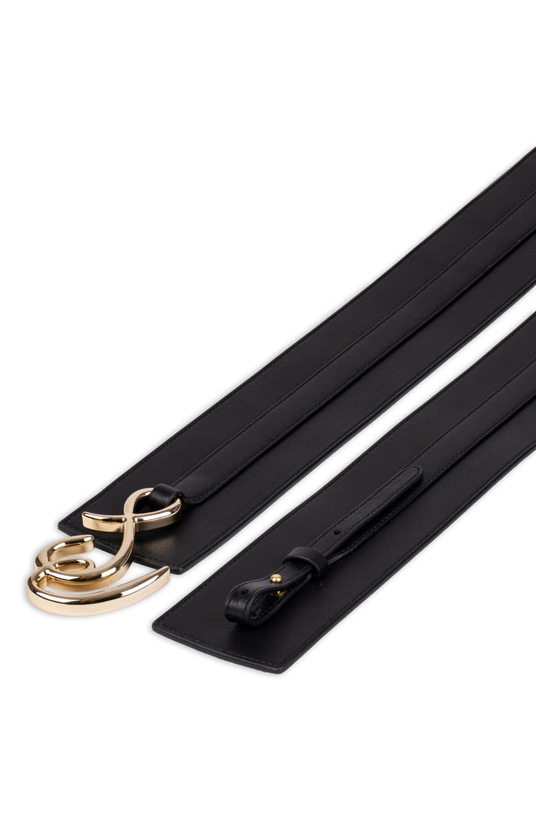 Sam Edelman Corset Belt, Alternate, color, Black