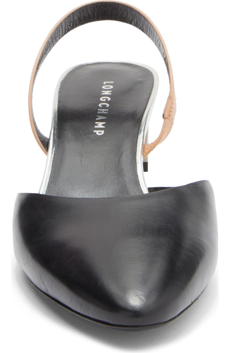 Longchamp Slingback Pump, Alternate, color, Black