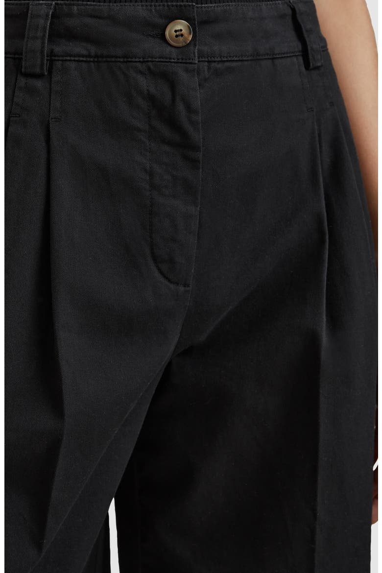 Astrid Front Pleat High Rise Wide Leg Pants, Alternate, color, WASHED BLACK