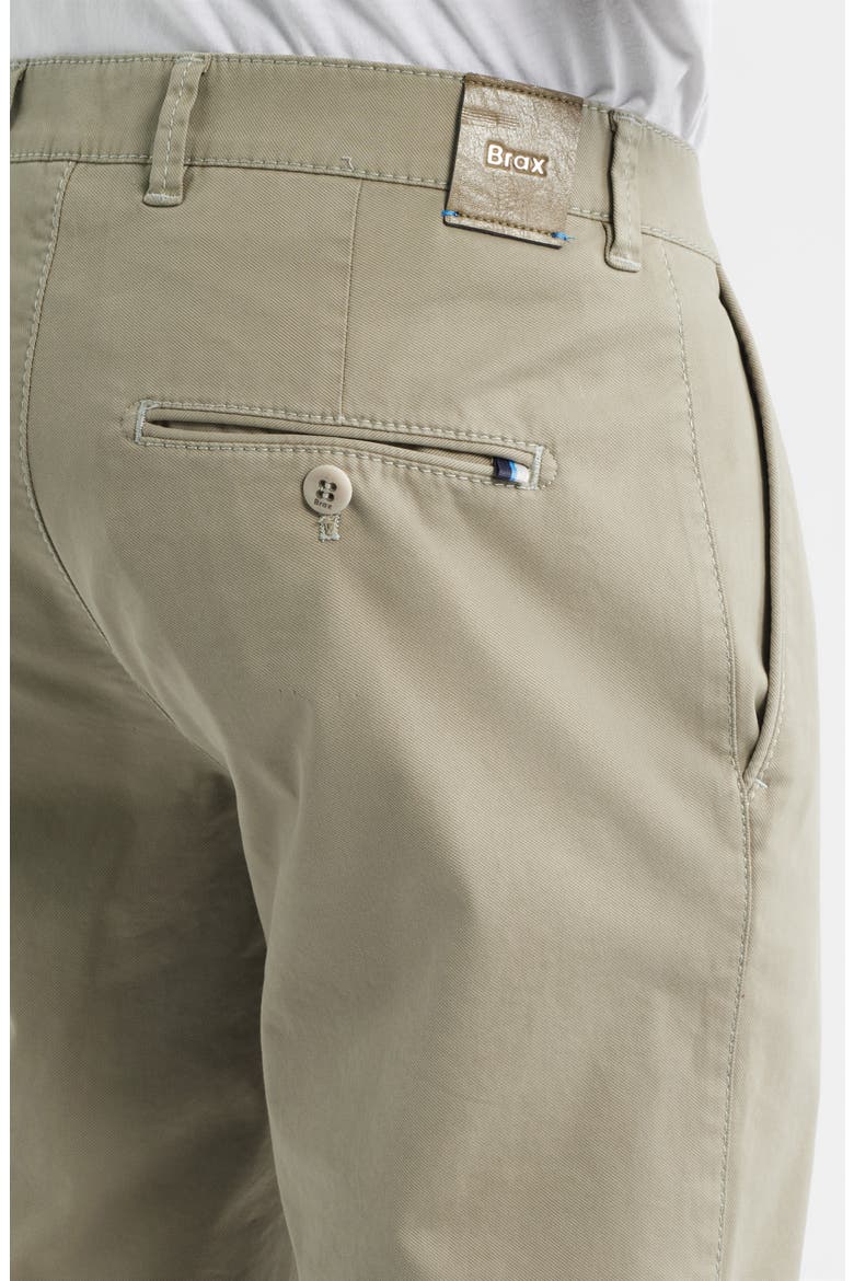 Fabio IDX Flat Front Modern Fit Cotton Blend Chinos, Alternate, color, JUNGLE