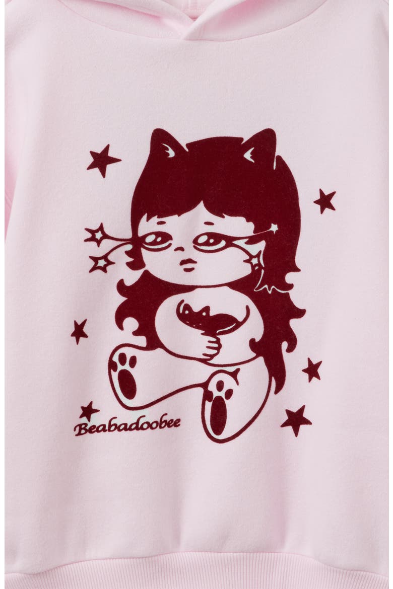 Kid's License Sammy Oversized Hoodie, Alternate, color, Tea Party Pink Beabadoobee