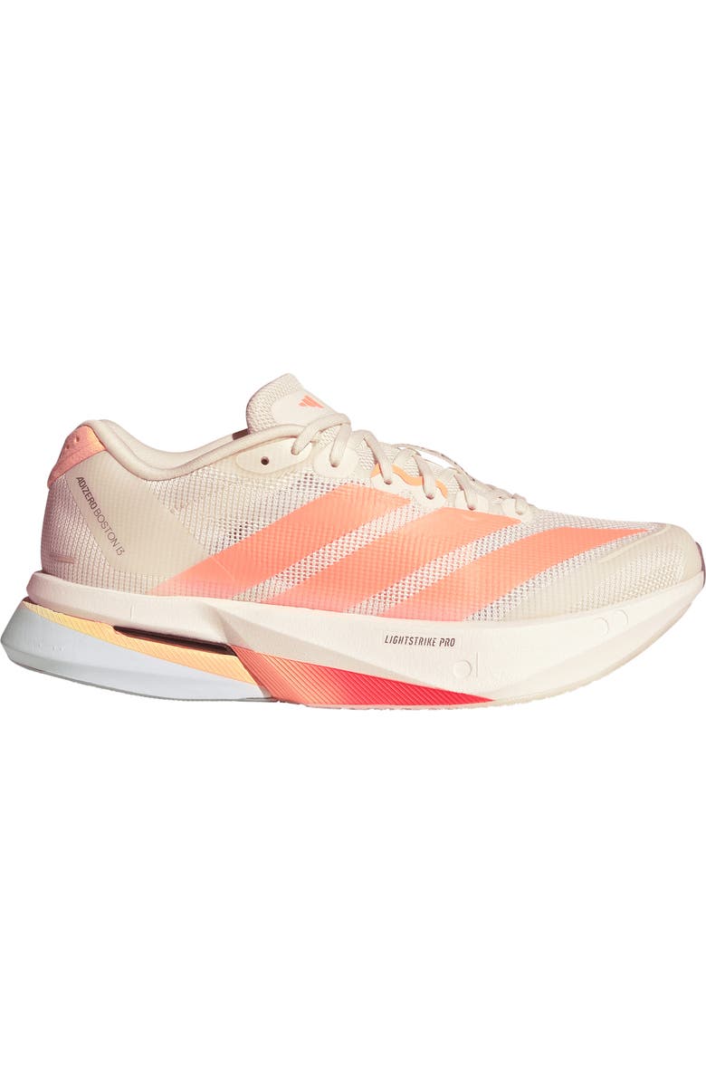 adidas Adizero Boston 13 Running Shoe, Alternate, color, Off White
