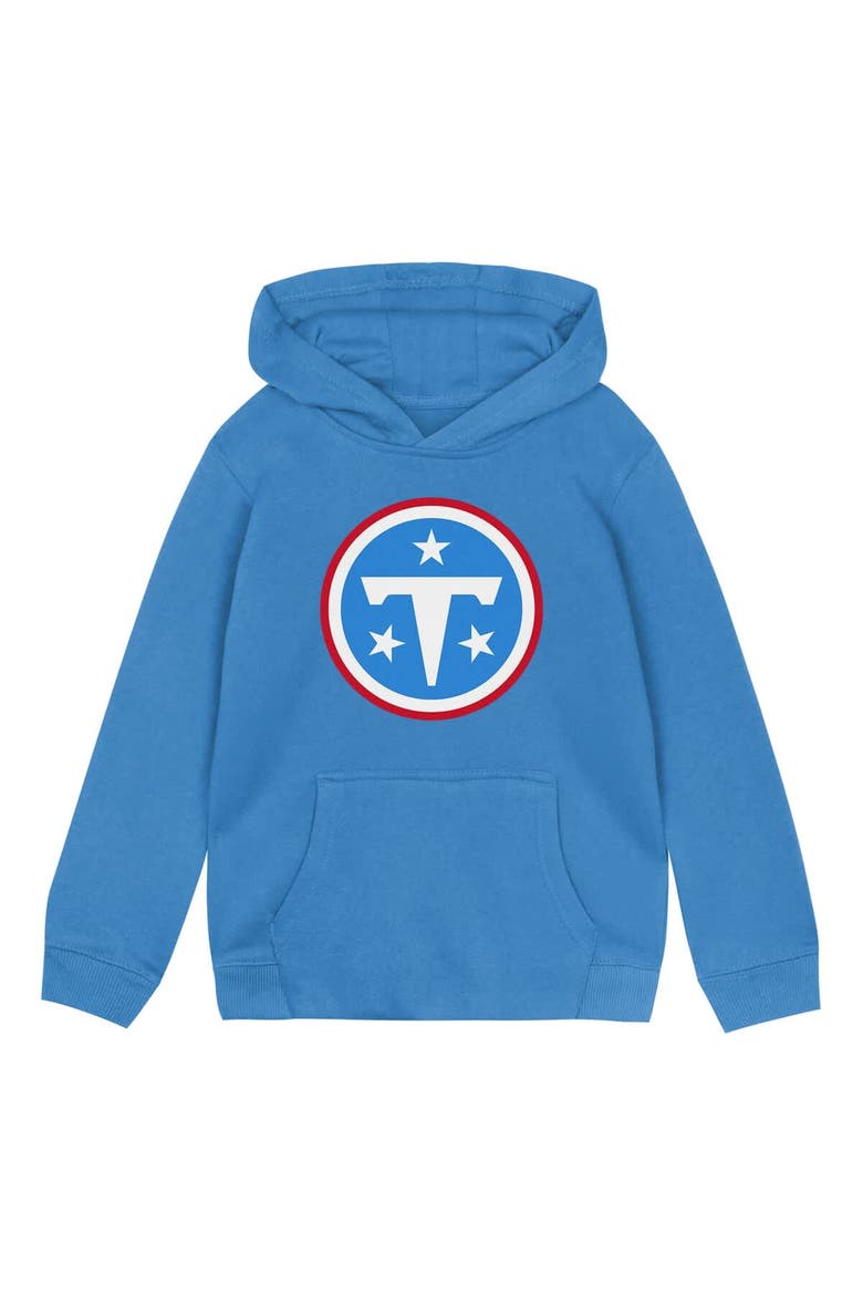 Toddler Light Blue Tennessee Titans Primary Logo Fleece Hoodie, Main, color, Light Blue