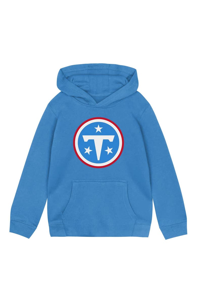 Outerstuff Toddler Light Blue Tennessee Titans Primary Logo Fleece Hoodie, Main, color, Light Blue