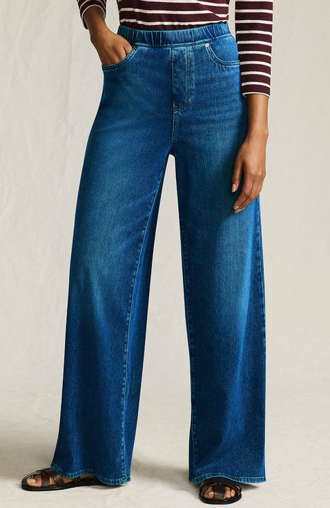 Starfish Denim High Rise Wide Leg Jeans
