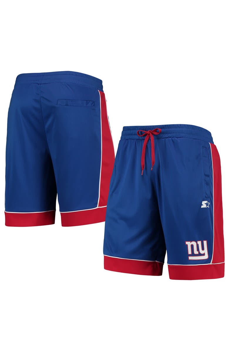 STARTER Men's Starter Royal/Red New York Giants Fan Favorite Fashion Shorts, Main, color, Royal