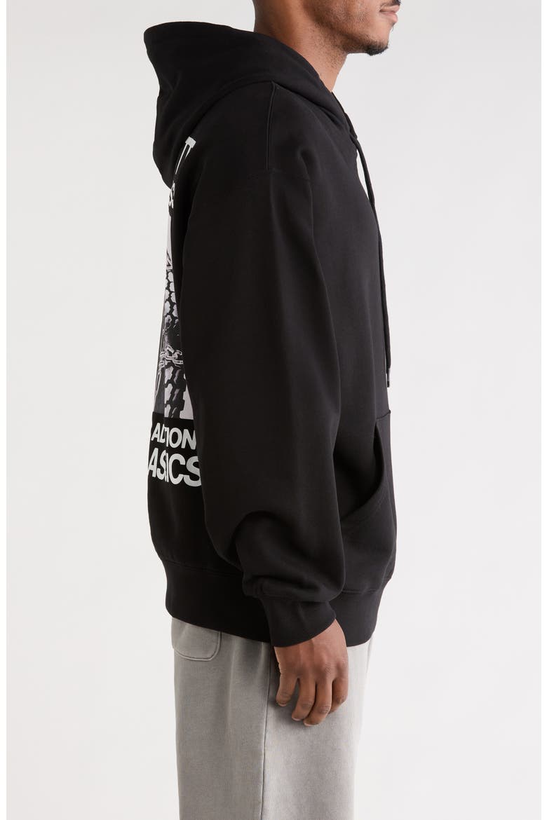 Sean Hamilton Oversize Cotton Hoodie, Alternate, color, BLACK