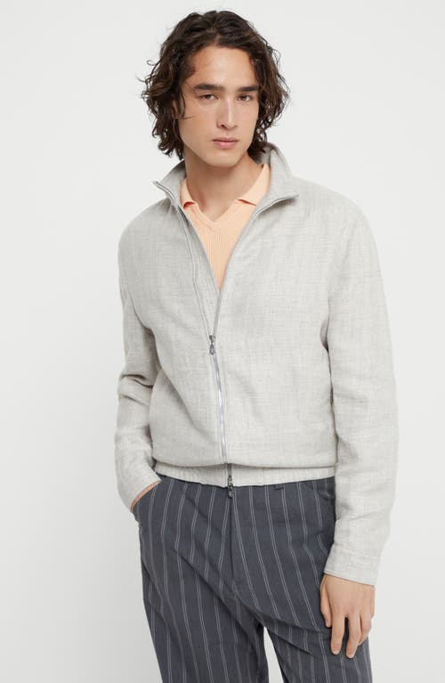 BRUNELLO CUCINELLI BRUNELLO CUCINELLI DIAGONAL TWILL BOMBER JACKET