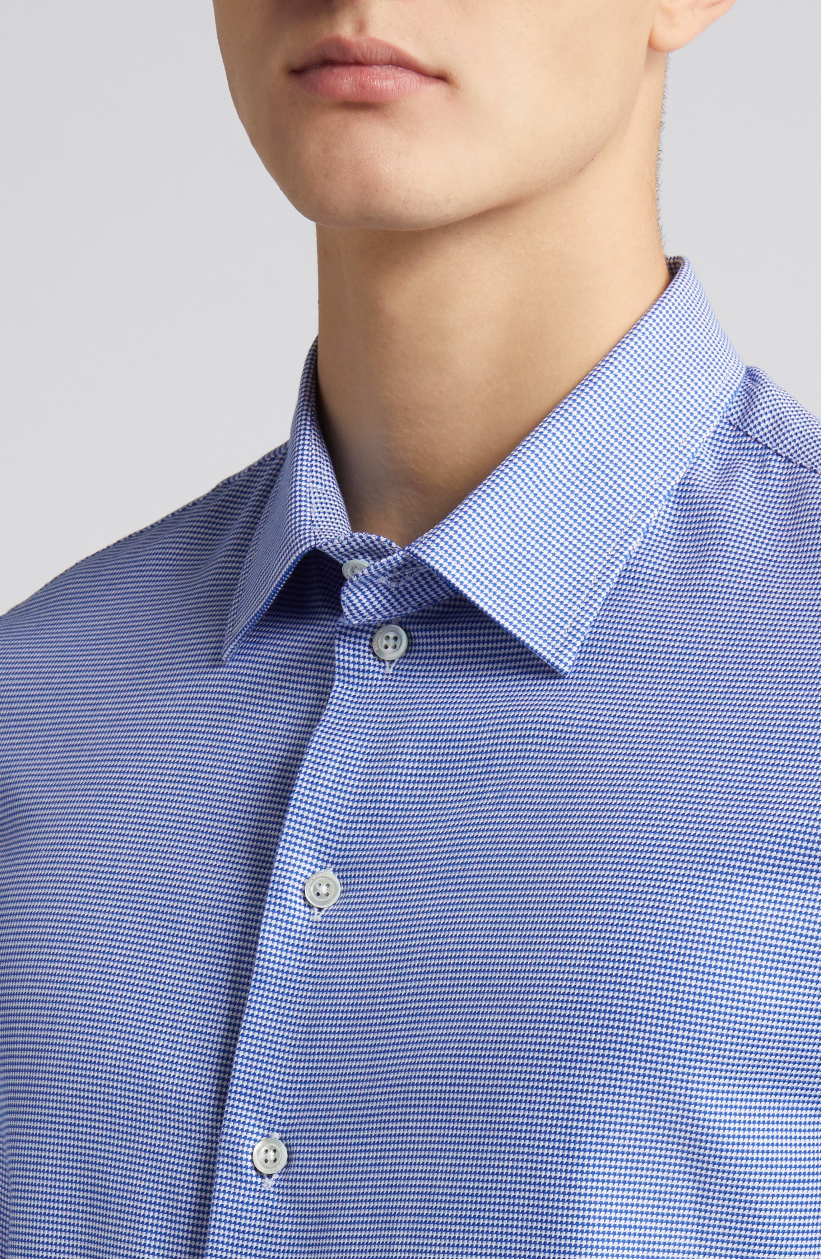 Emporio Armani Microdot Button-Up Shirt (Men) | Nordstromrack