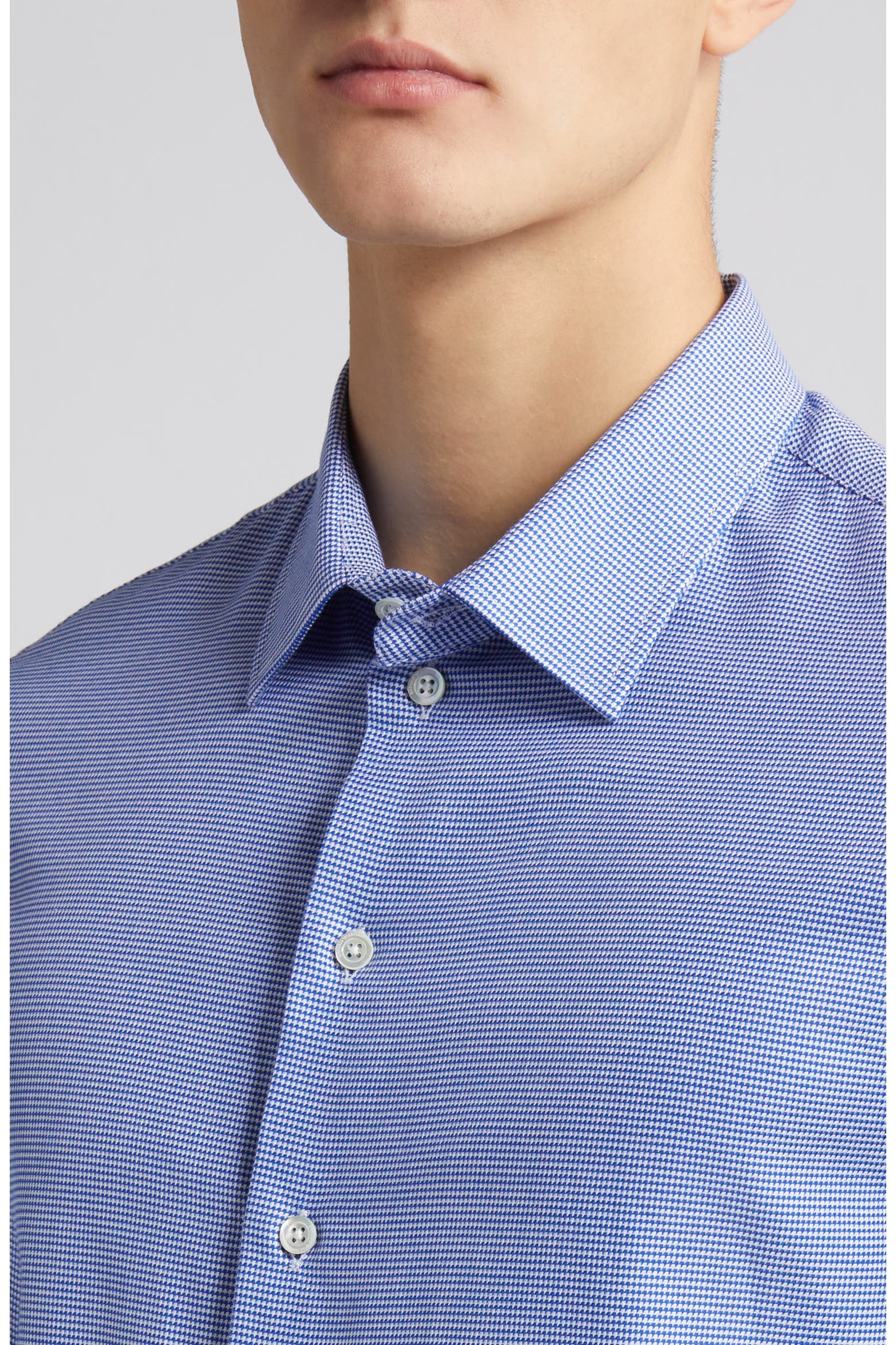 Microdote Emporio Armani Microdot Button-Up Shirt (Men) | Nordstromrack