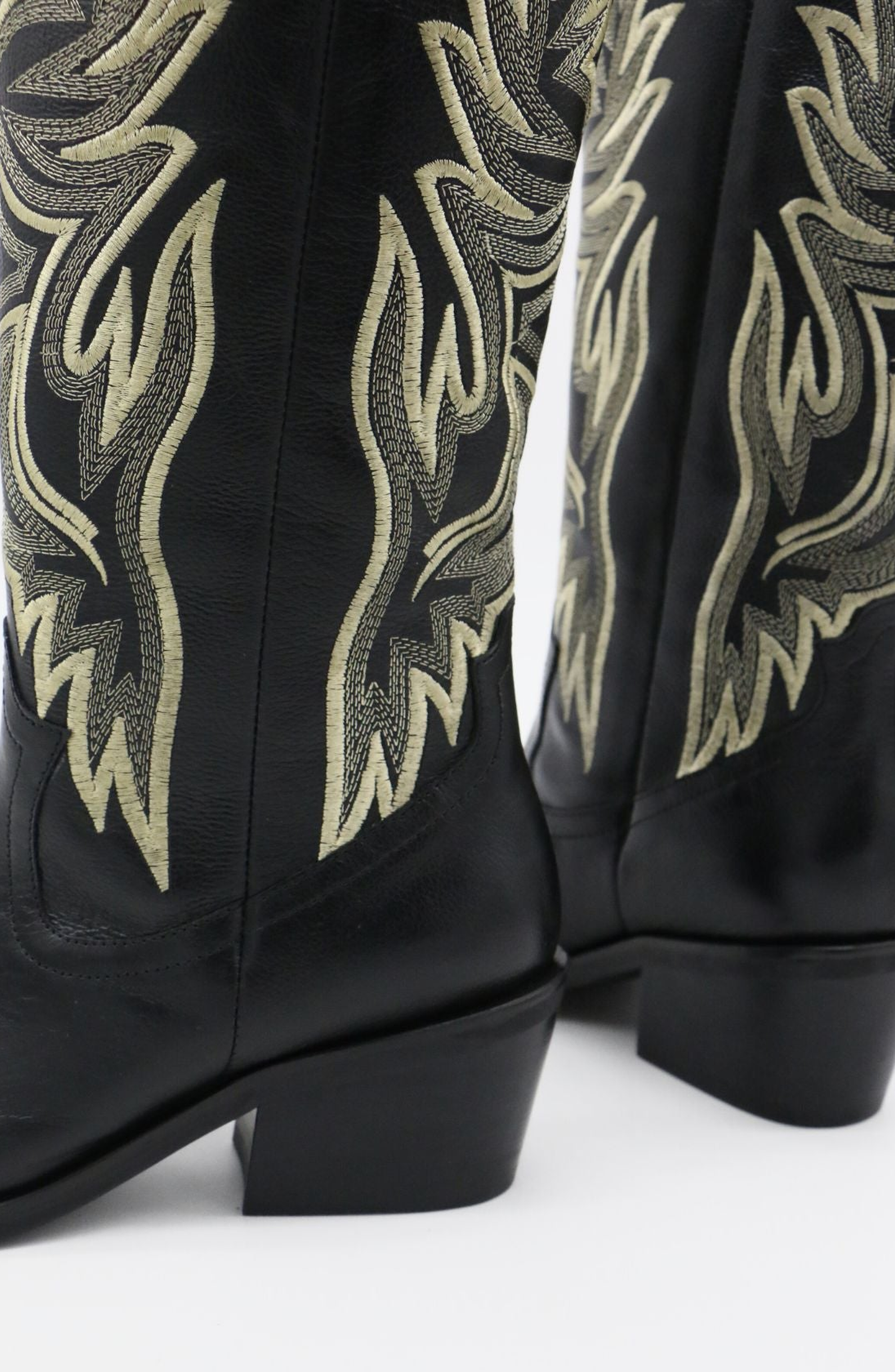 STIVALI NEW YORK Dramen Western Cowboy Boots, Alternate, color, Black