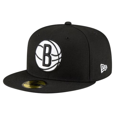 Men's New Era Black Brooklyn Nets 59FIFTY Fitted Hat