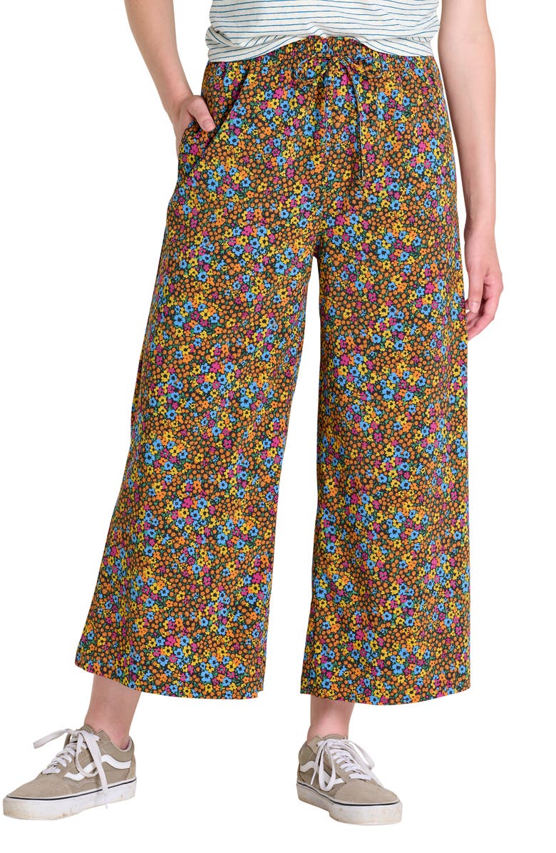 Toad&Co Sunkissed Performance Wide Leg Crop Pants, Main, color, 