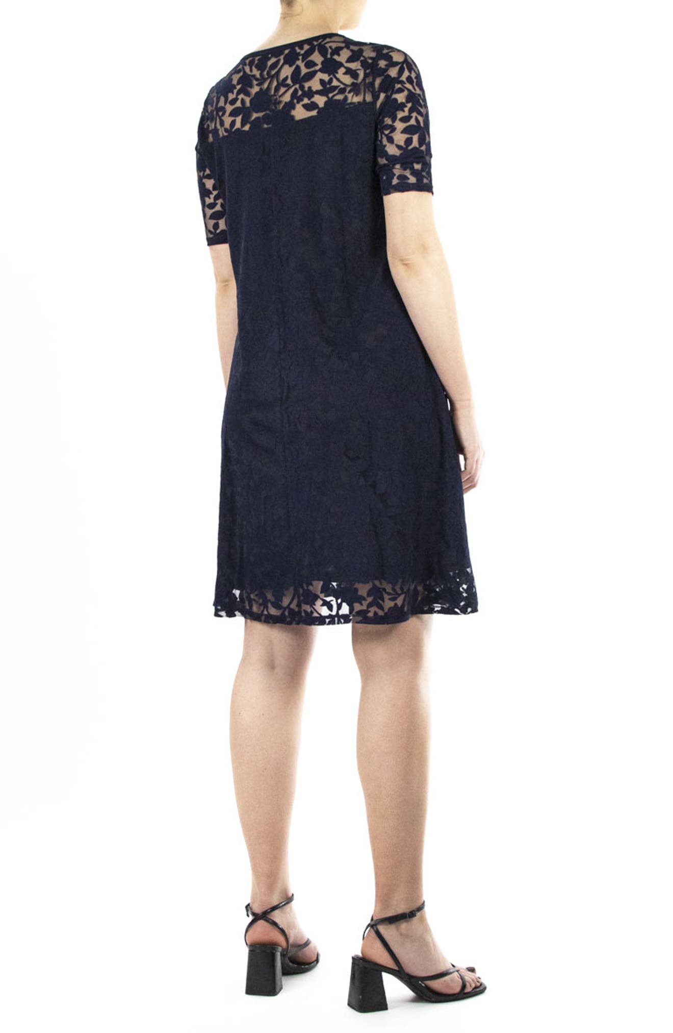 Burnout Trapeze Dress - image 4
