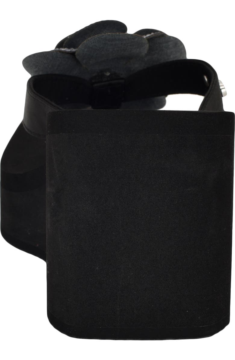 GUESS Damani Platform Wedge Sandal, Alternate, color, Black