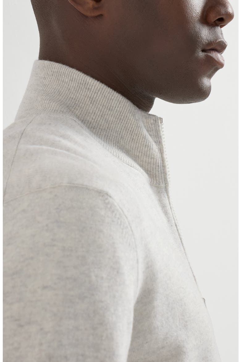 Cashmere cardigan, Alternate, color, Fog