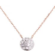Dana Rebecca Designs Lauren Joy Diamond Disc Pendant Necklace