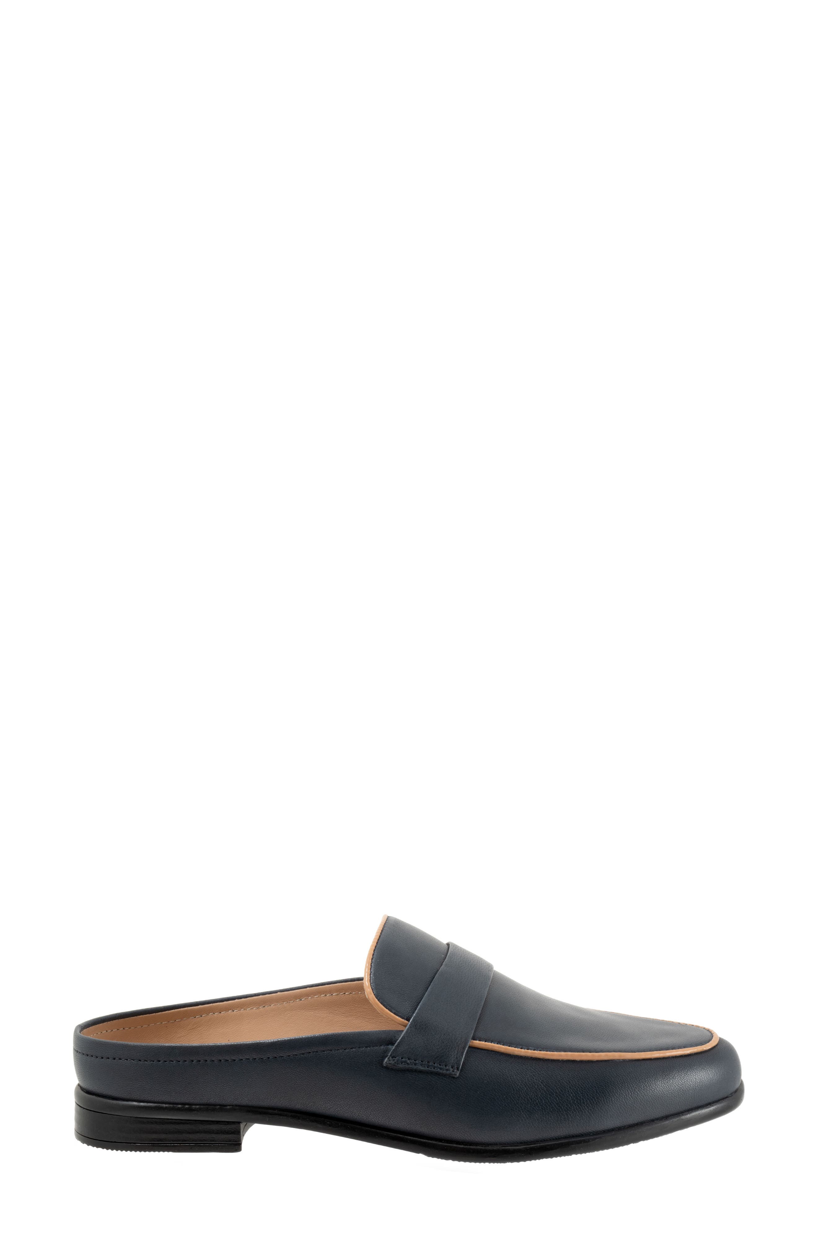 Lola Loafer Mule, Alternate, color, NAVY