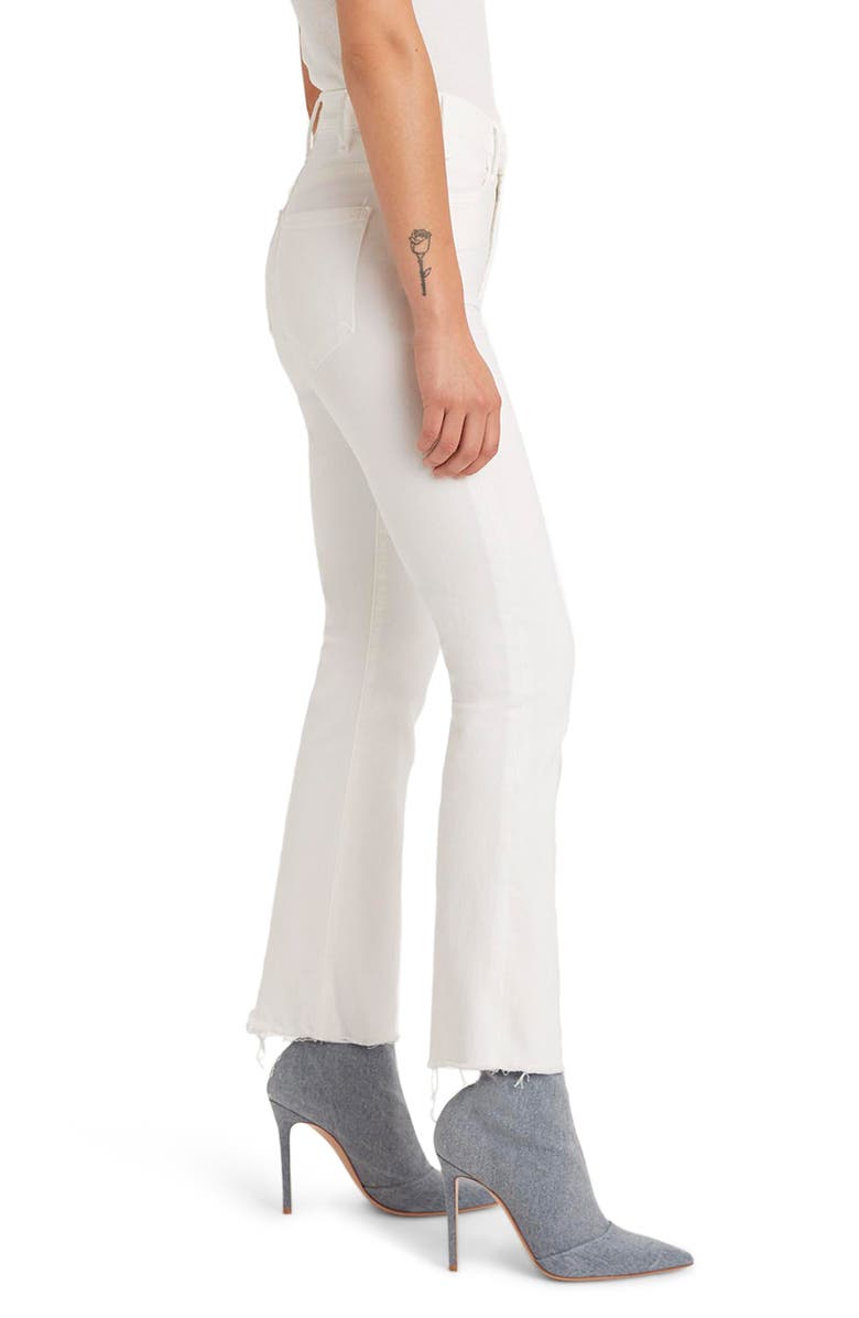 MOTHER The Hustler High Waist Fray Hem Ankle Bootcut Jeans, Alternate, color, Fairest Of Them All