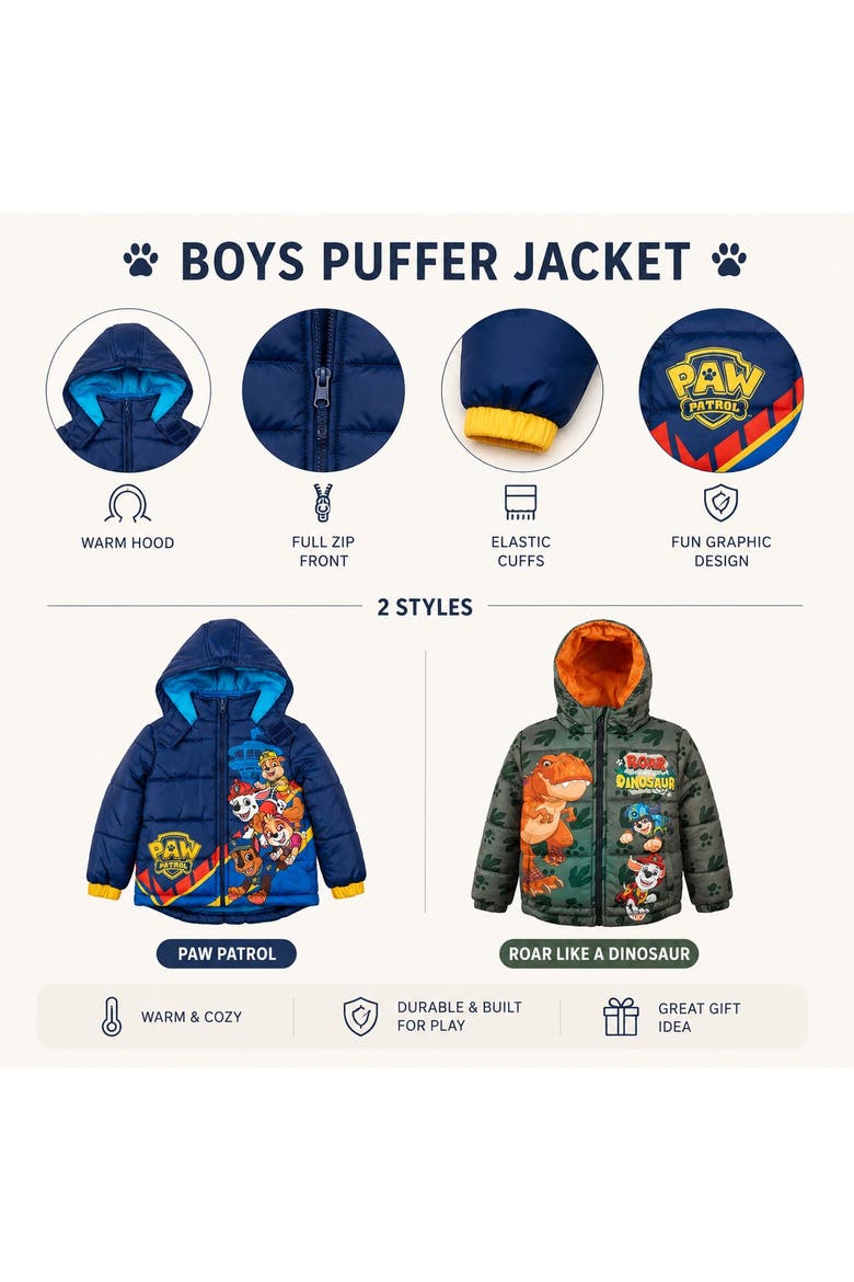 Hooded Puffer Coat, Alternate, color, Chase Marshall Olive