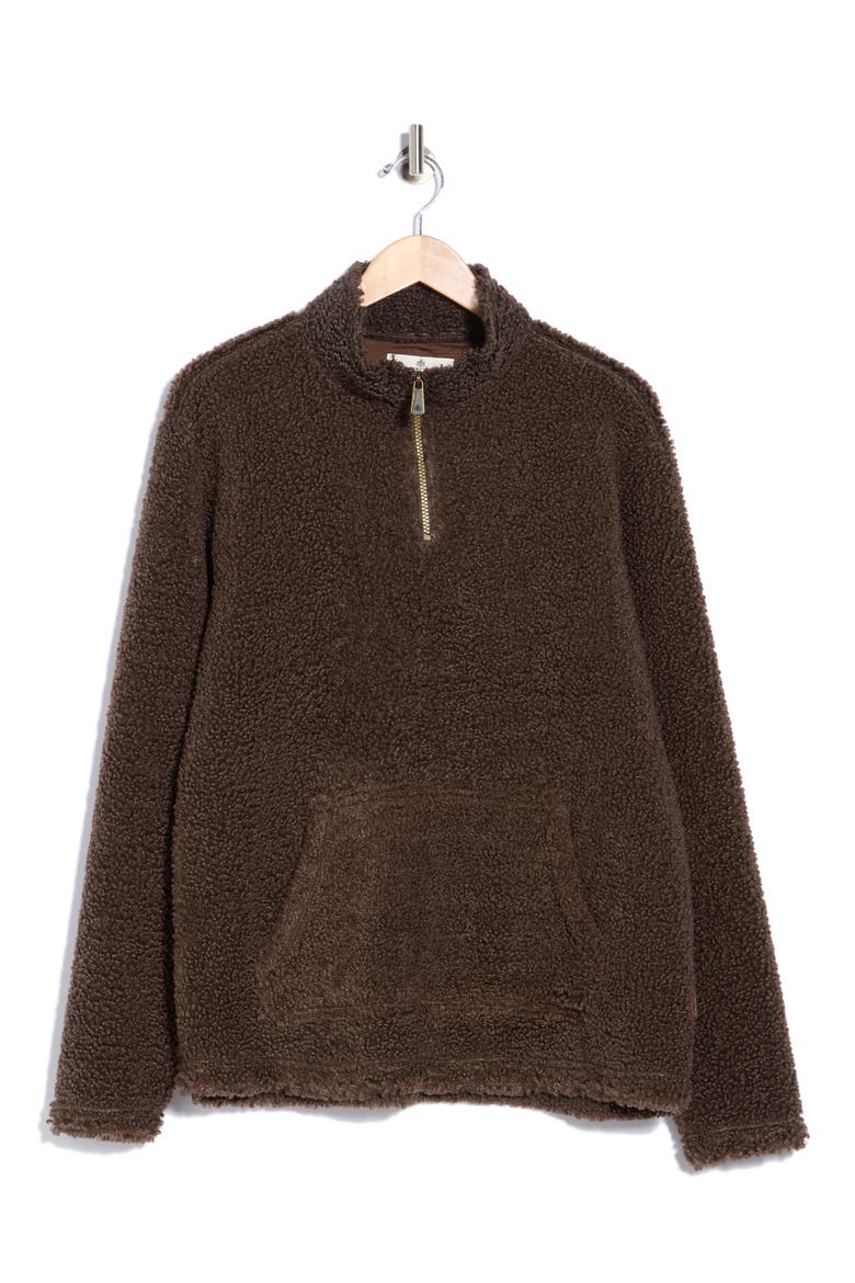Fleece Quarter Zip Pullover, Alternate, color, DELICIOSO