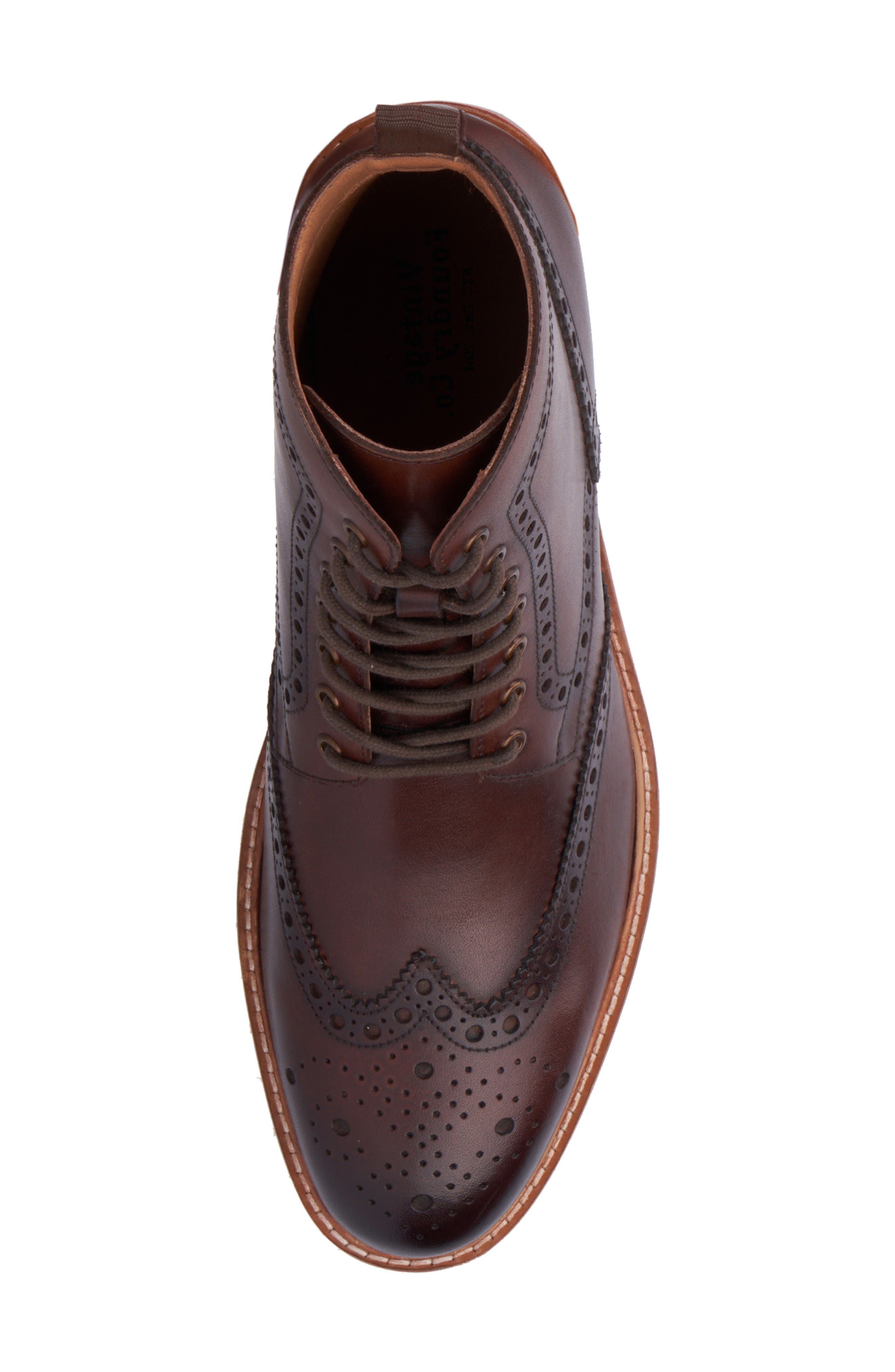 VINTAGE FOUNDRY Parker Wingtip Boot, Alternate, color, Brown