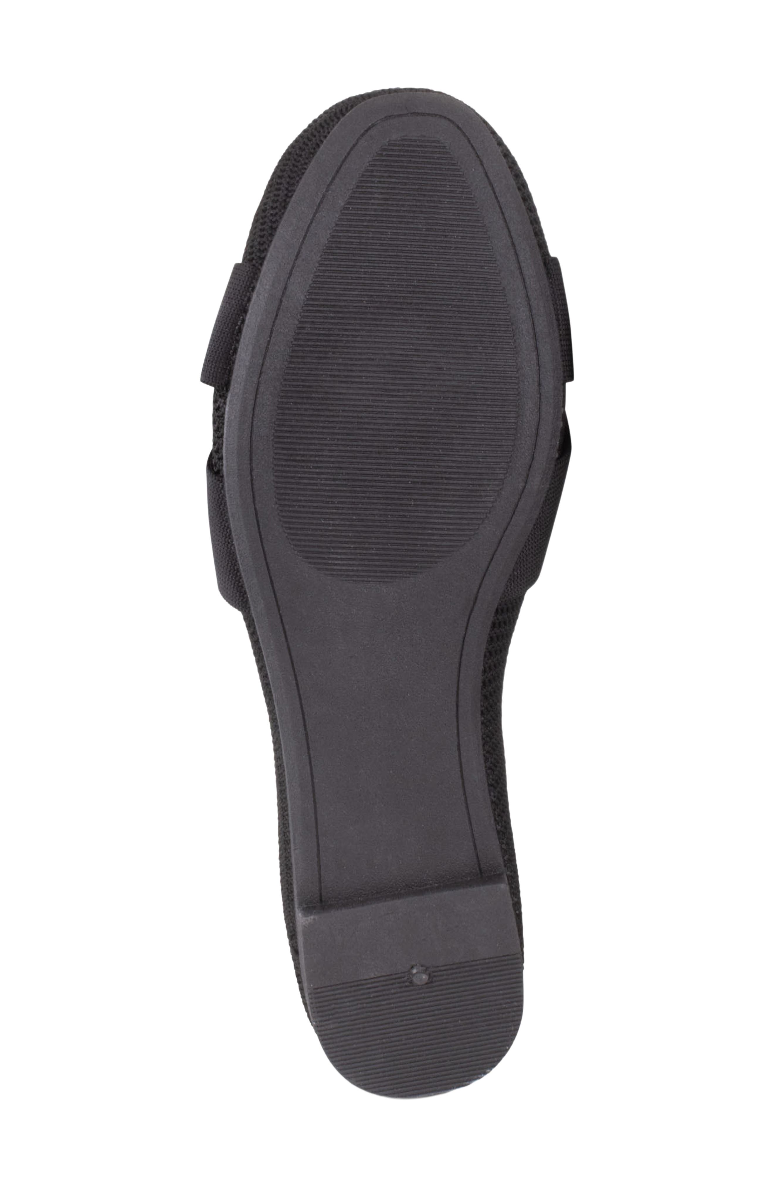 Lorient Pointed Toe Flat, Alternate, color, BLACK
