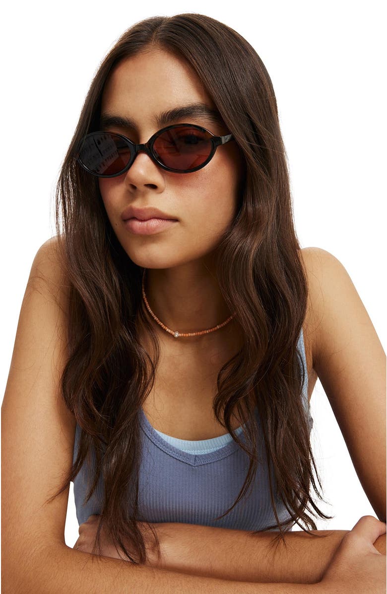 Rubi Shoes Annalise Mini Round Sunglasses, Alternate, color,