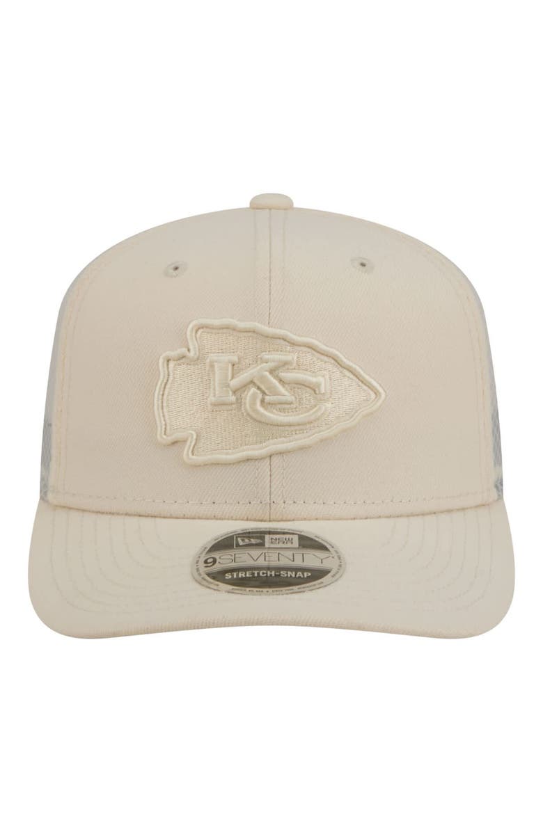 New Era Men's New Era Cream Kansas City Chiefs Color Pack 9SEVENTY Adjustable Hat, Alternate, color, Cream