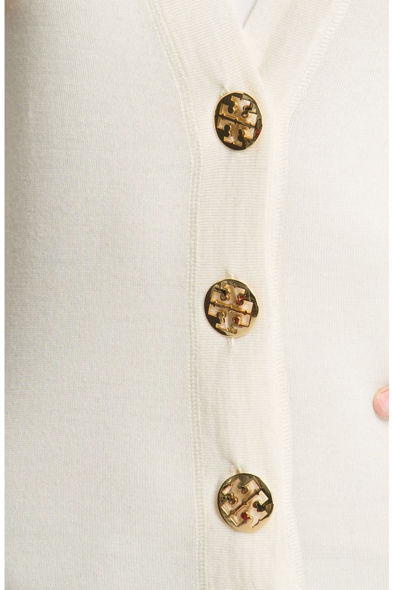 'Simone' Merino Cardigan, Alternate, color, IVORY