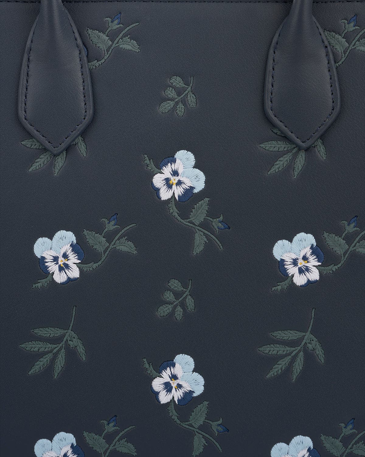 Fable England Navy Disty Medium Structured Tote, Alternate, color, Navy