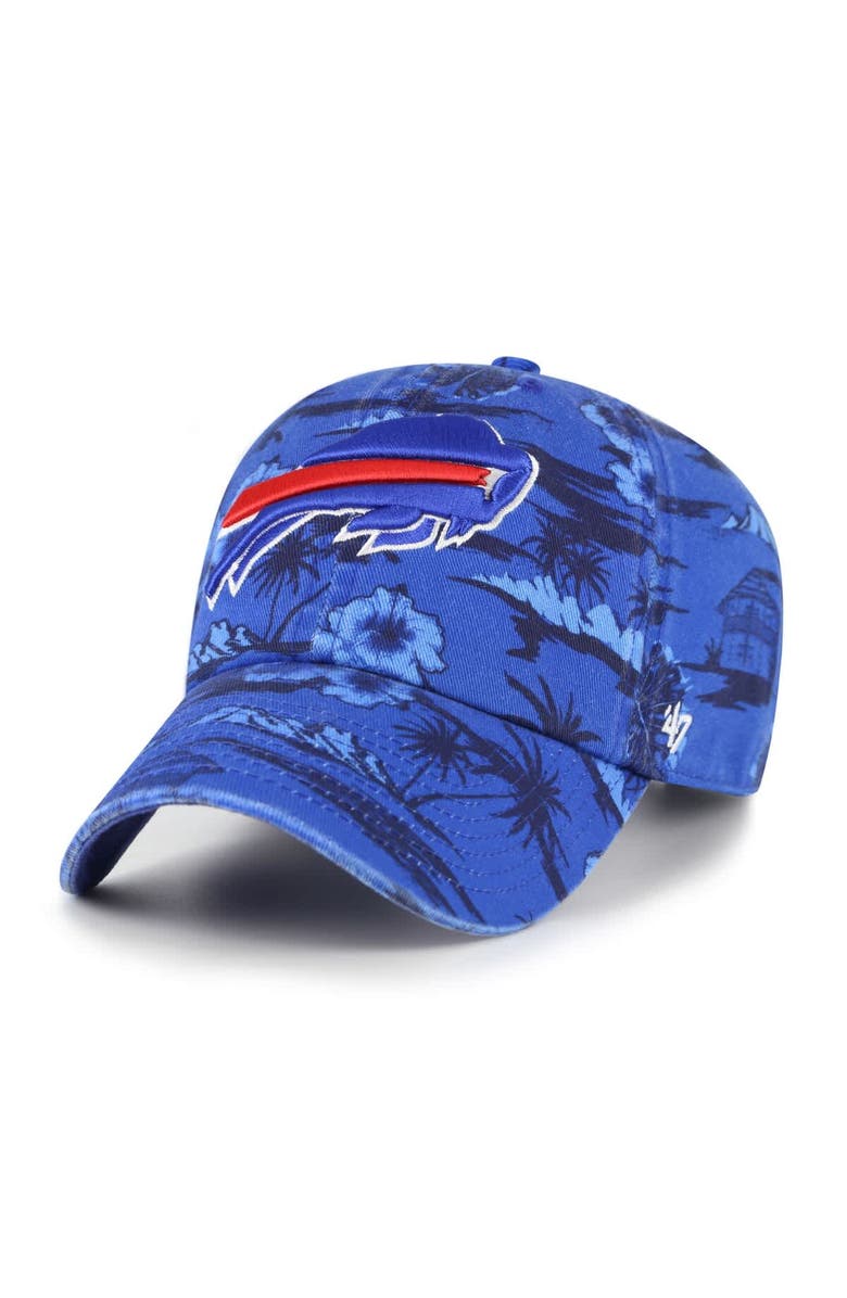 '47 Men's '47  Royal Buffalo Bills Fiji Clean Up Adjustable Hat, Main, color, 