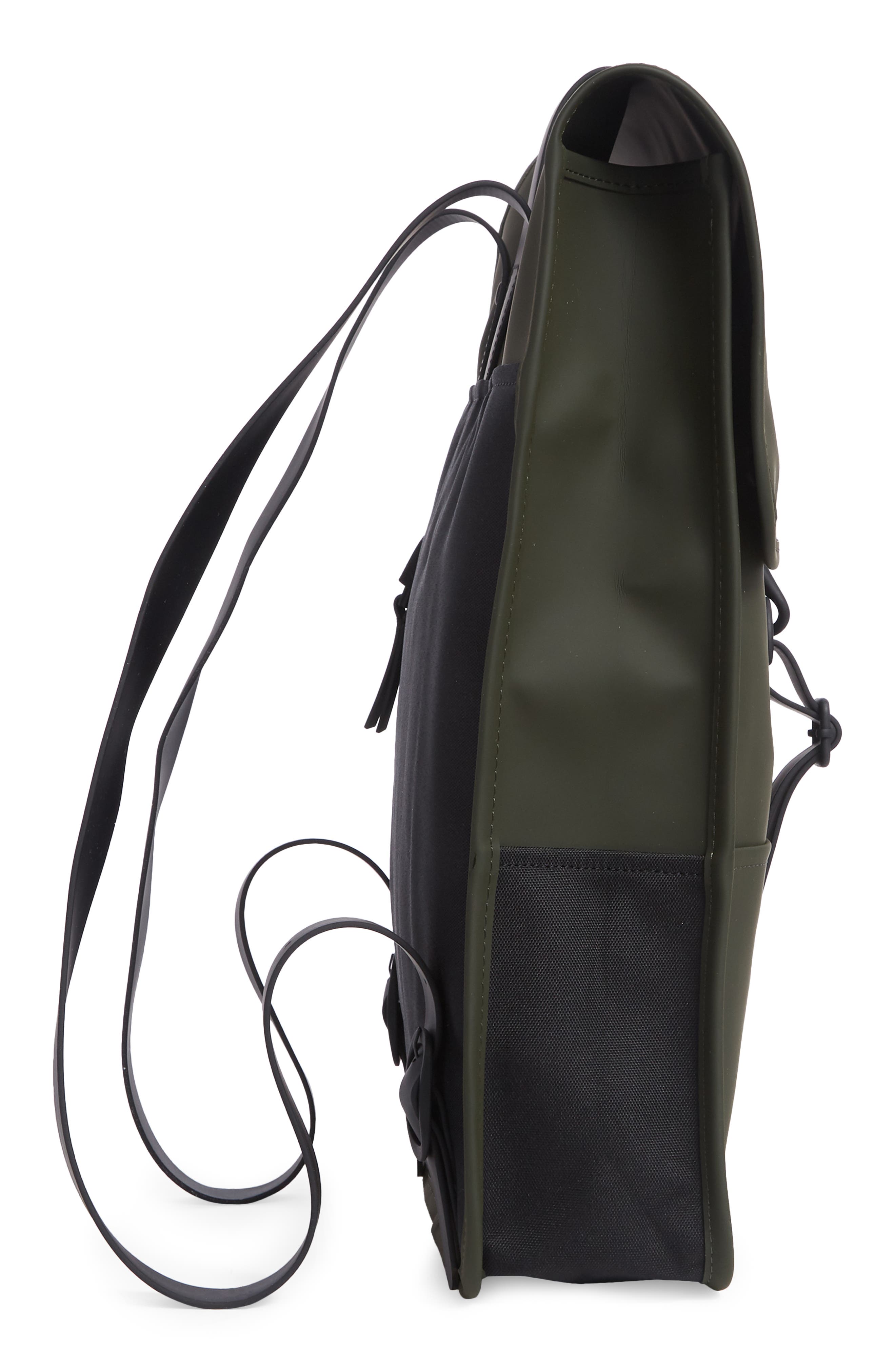 Rains Mini Waterproof Backpack, Alternate, color, Green