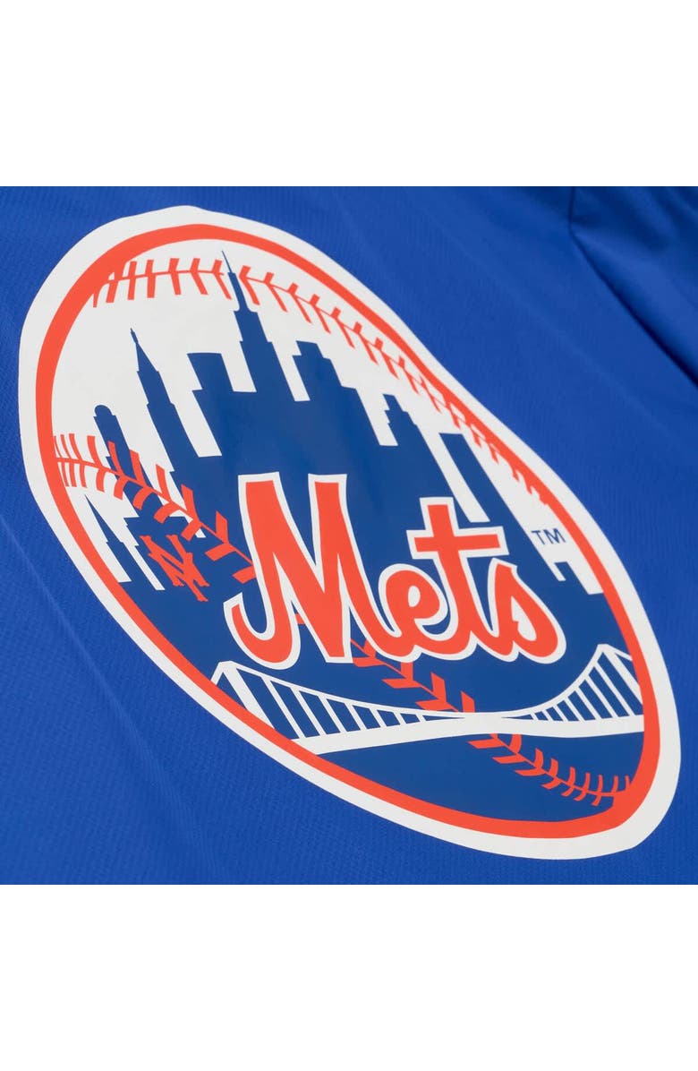 Mitchell & Ness Men's Mitchell & Ness Royal New York Mets Full-Snap Hooded Coaches Jacket, Alternate, color, Royal
