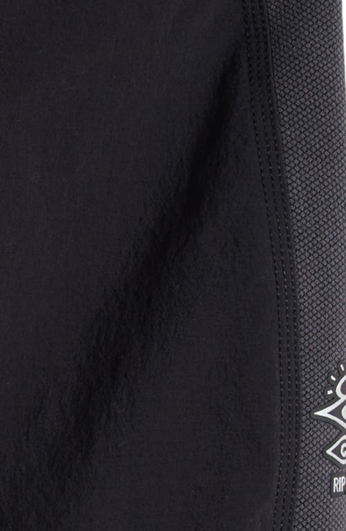 Rip Curl Kids' Mirage Swim Trunks In Black