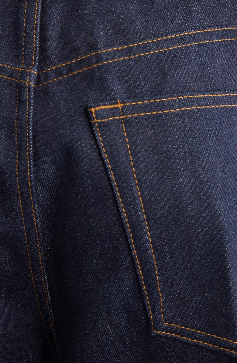 Givenchy Raw Turn-Up Jeans, Alternate, color, Dark Blue