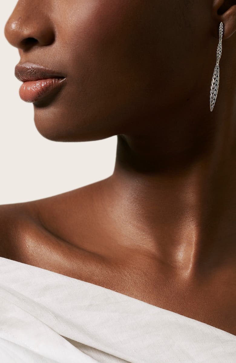 John Hardy Classic Chain Spear Drop Earrings, Alternate, color, 