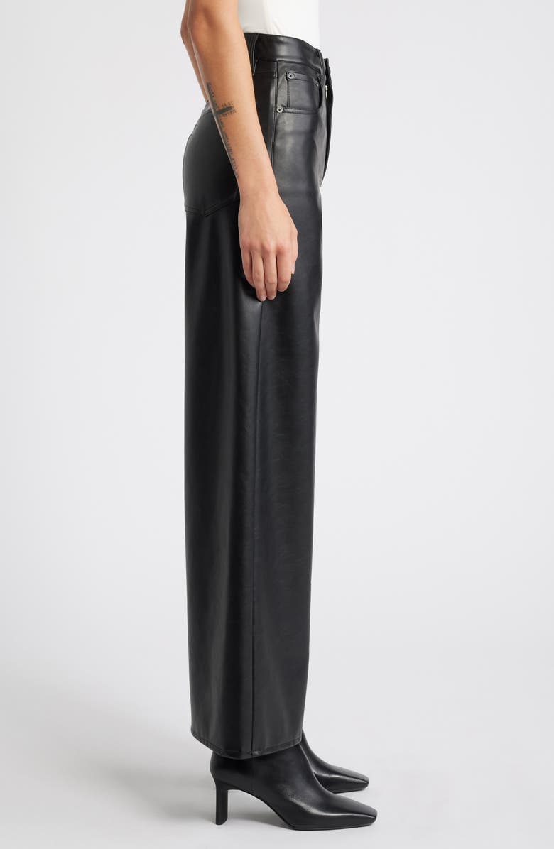 rag & bone Sofie Ankle Faux Leather Pants, Alternate, color, 