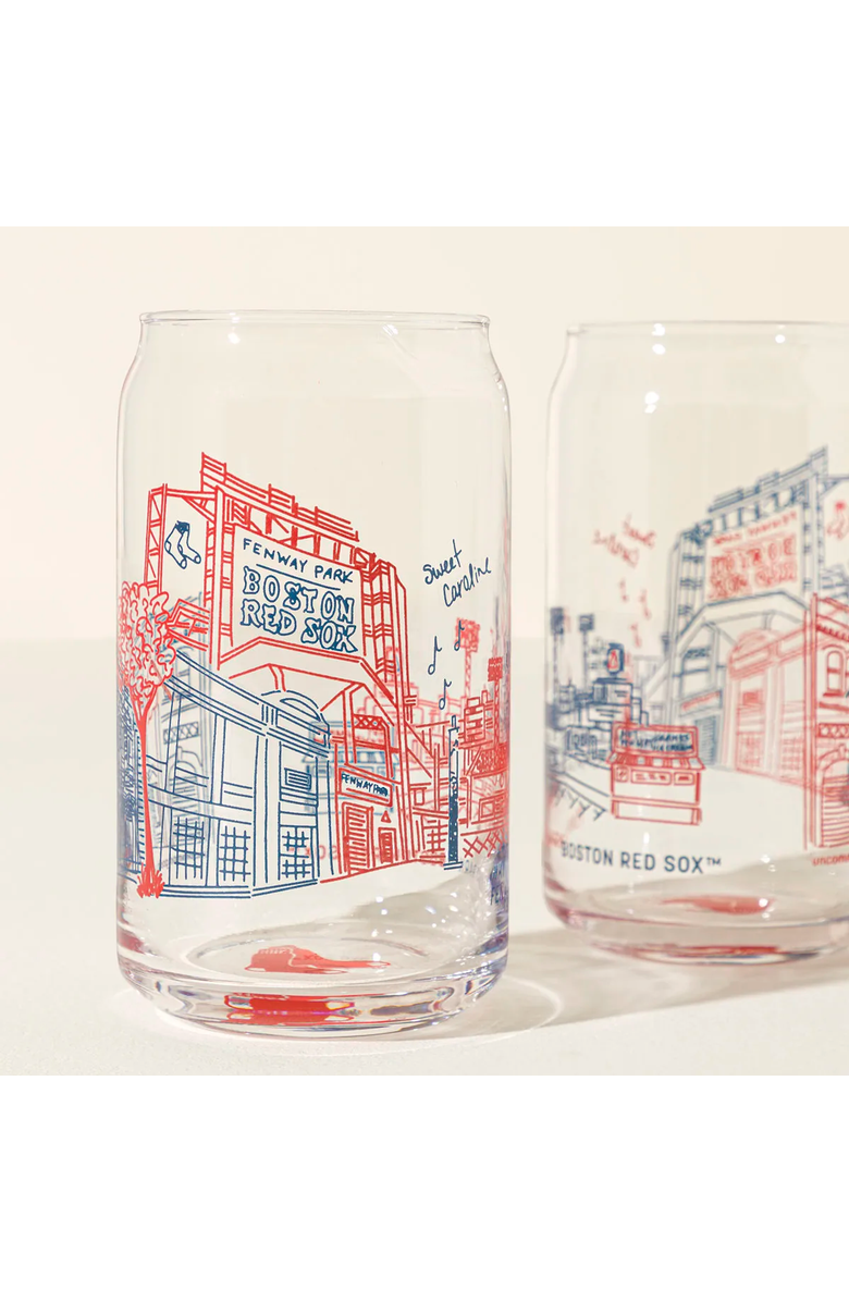 Uncommon Goods MLB Stadiumscape Can-Shaped Glasses - Set of 2, Main, color, San Francisco Giants