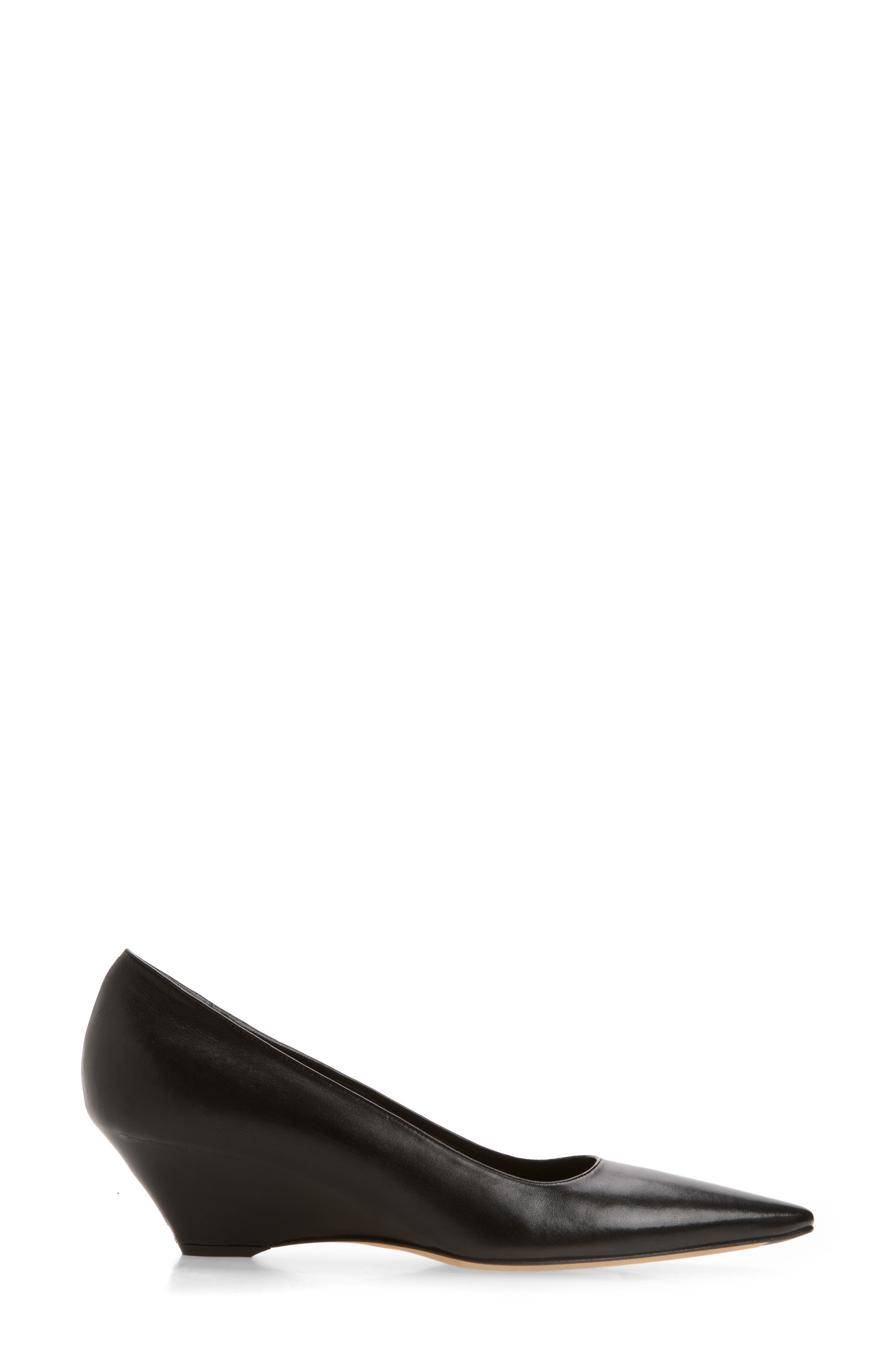 Liisa Wedge Pump, Alternate, color, BLACK
