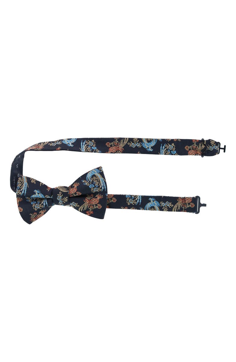 Trafalgar Birds of Prosperity Silk Bow Tie, Alternate, color, 