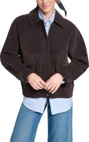 Levi's Relaxed Fit Faux Suede Dad Bomber Jacket